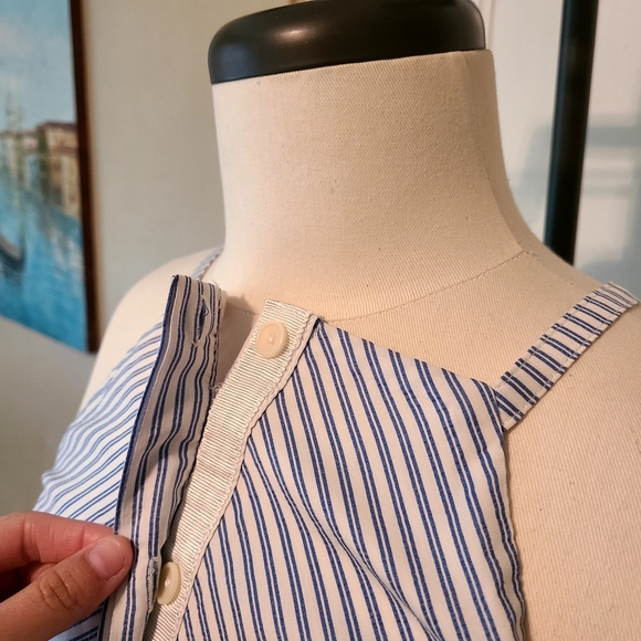 Pearl By Lela Rose Midi Striped Dress - Picture 5 of 5